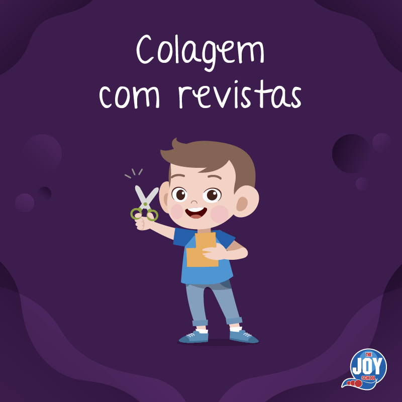 Colagem com Revistas - The Joy School